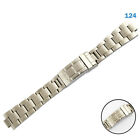 20MM Vintage Swiss Stainless Steel Metal Watch Band, Silver Color. #124#