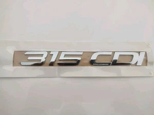 Mercedes Sprinter W906 315 CDI Wing Door Badge Emblem Chrome Logo Right Door - Picture 1 of 1