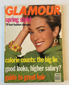 Glamour Magazine March 1991 Tatjana Patitz