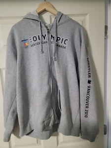 EUC Elevate 2010 Vancouver Winter Olympics Whistler Jacket Full Zip Hoodie Unise - Picture 1 of 3