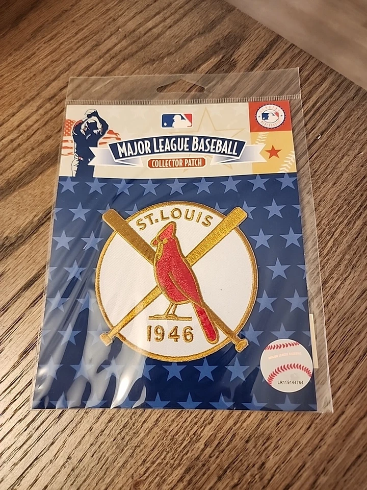 1946 St Louis Cardinals World Series Champions Sleeve Patch Champs Jersey Logo - Image 1 of 1
