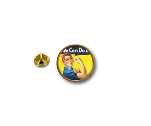 Anstecknadel Pin Anstecknadel Anstecknadel Jacke Biker Badge Moral We Can Do It Rosie - Bild 1 von 1