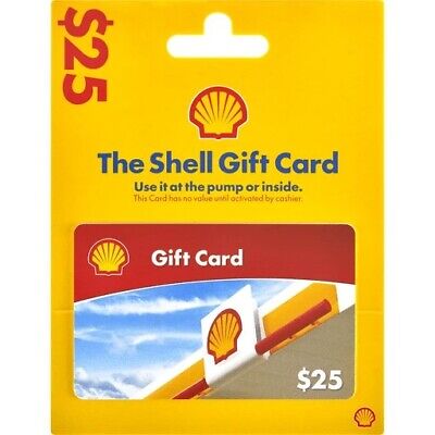 Shell Gift Card $25- NEW!! • 20.19$