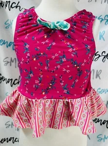 Wildflowers Clothing La La Land Veronica Tankini Swimsuit Bikini TOP Sz 12 VGUC - Picture 1 of 6