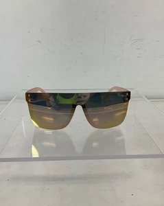 Quay Australia Hidden Hills Clear Pink Sunglasses - Picture 1 of 4