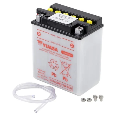 Batería Yuasa Yumicron - YB14L-A2 para moto de nieve Yamaha VMX540 VMax 1983 - 1984 Foto 1 de 2