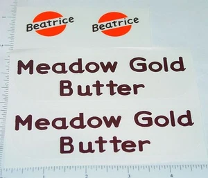 Metalcraft Meadow Gold Butter Truck Aufkleber Set MC-007 - Bild 1 von 1