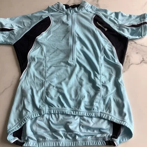 Womens Blue Endura Jersey short sleeve Cycling Top T-shirt Medium - Picture 1 of 3