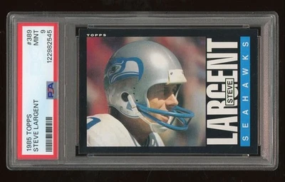 STEVE LARGENT 1985 TOPPS #389 PSA 9 - Image 1 of 2