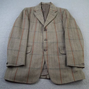 Bladen Supasax Tweed Jacket Mens 40 Brown Saxony Norfolk Country Shooting - Picture 1 of 9