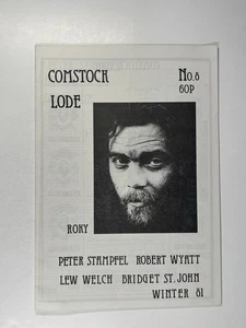 Comstock Lode Magazine Issue #8 Rocky Erickson Robert Wyatt Original Winter 1981 - Picture 1 of 13