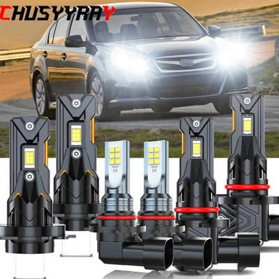 Combo de faros LED altos/bajos + bombilla antiniebla 6000K para Subaru Outback 2005-2009 Foto 1 de 4