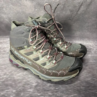 Botas de Senderismo La Sportiva Ultra Raptor II Mid GTX Gore Tex Mujer Talla 8.5 Gris Foto 1 de 4