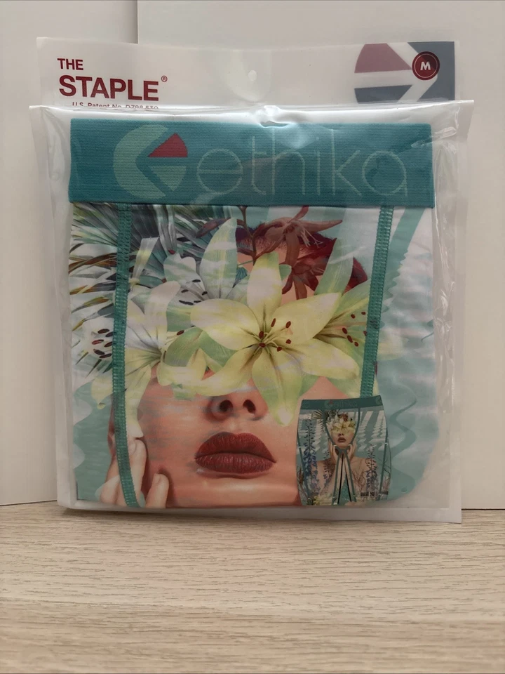 Calzoncillos boxer Ethika Aquatix azul mediano Foto 1 de 4