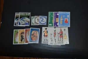 GIBRALTAR SCOTT #226-229 #219-221 #459-460 #394-397 #J4-J6 VARIOUS MNH SETS - Picture 1 of 1