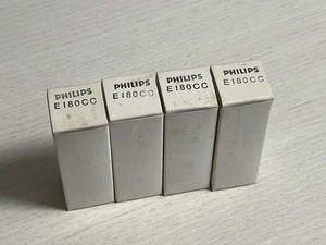 Philips E180CC 7062 Vacuum Tube Lot of 4 Delta Mark Holland JAPAN - Picture 1 of 10