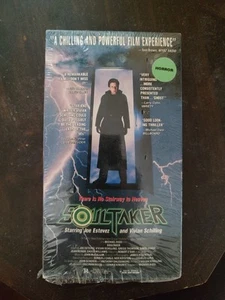 SOULTAKER 1990 Sci-Fi Joe Estevez Thriller AIP Studios Movie VHS Tape Cut Box! - Picture 1 of 2