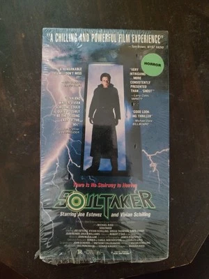 SOULTAKER 1990 Sci-Fi Joe Estevez Thriller AIP Studios Movie VHS Tape Cut Box! - Image 1 of 2