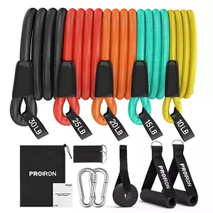 PROIRON Resistance Bands Set 14 Pieces Anti-Snap Resistance Band Exercise - Picture 1 of 6