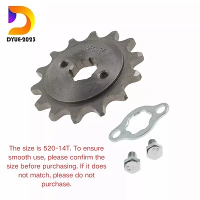 Juego de piñones delanteros aptos para 520-14T Honda MT250 Elsinore CL200 Scrambler  Foto 1 de 4