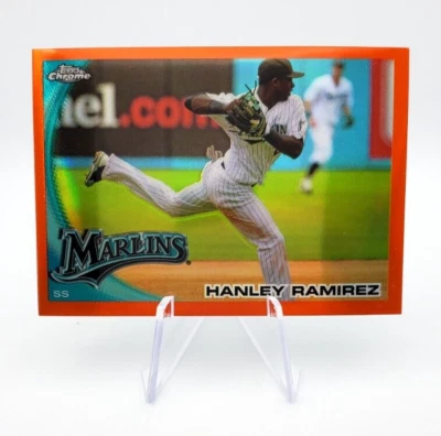 2010 Topps Chrome Orange Refractor #153 Hanley Ramirez - Image 1 of 2