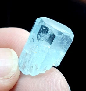 24Cts Very Nice Quality Aquamarine Crystal Specimen Full Color from Afghanistan - Picture 1 of 8