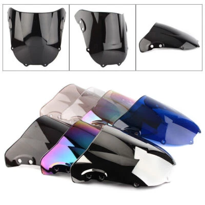 Parabrisas para Honda CBR900RR CBR893 1994-1997 95 doble burbuja transparente Foto 1 de 4