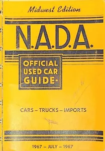 JULY 1967 NADA OFFICIAL USED CAR GUIDE - Picture 1 of 5