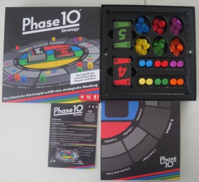 ABSOLUTER TOP Zustand: PHASE 10 STRAEGY! 100 % VOLLSTÄNDIG! NEUE MATTEL AUSGABE! - Bild 1 von 4