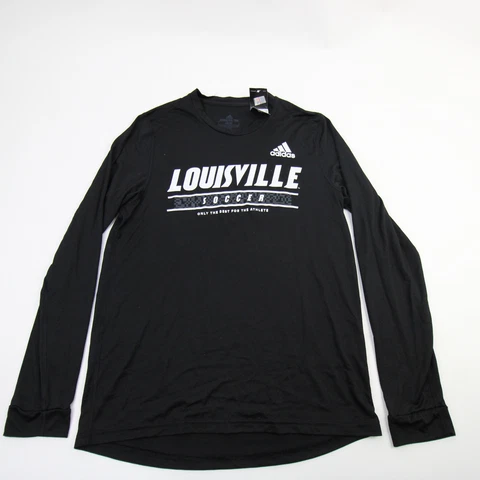 Louisville Cardinals adidas Creator Long Sleeve Shirt Men's Black New Cover