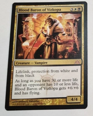 MTG Blood Baron Of Vizkopa 57 Dragon's Maze Mythic LP x1 - Image 1 of 2