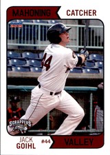 2015 Mahoning Valley Scrappers Choice 7 Jack Goihl Robbinsdale Minnesota MN Card
