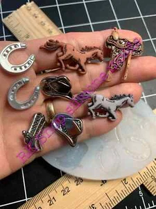 Cowboy set silicone mold size small handmade for crafts - Picture 1 of 10