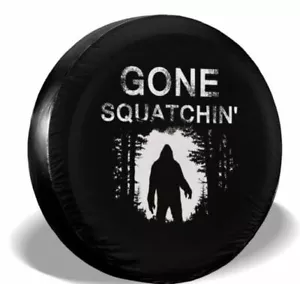 Big Foot Spare Tire Cover w/ White Graphics - Picture 1 of 2