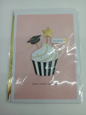 Cupcake Graduation Card Sweet Sweet Success! Congratulations - Изображение 1 из 2