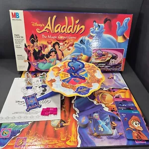 Vintage 1992 Disney Aladdin The Magic Carpet Ride Board Game 100% Complete READ - Picture 1 of 20