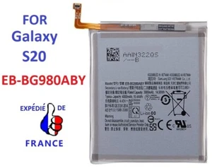 BATTERIE POUR SAMSUNG GALAXY S20 5G SM-G980F SM-G981U EB-BG980ABY Battery akku - Zdjęcie 1 z 1