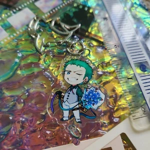 Gebrauchter One Piece Roronoa Zoro Hochzeit Stil Anime Acryl Schlüsselanhänger Fan Kunst Izayoi - Bild 1 von 3