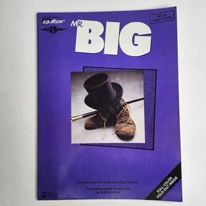 Mr. Big Guitar Tab Tablature Book Authorized Edition Full Color Fold-Out Inside - Picture 1 of 13