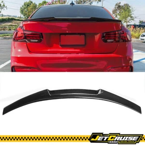 Se adapta a 12-20 BMW Serie 3 F30 F80 M4 fibra de carbono real alerón trasero labio del ala - Imagen 1 de 6