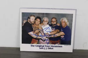 Tully Blanchard & JJ Dillon handsigniert 8x10 - The Four Horsemen Vollformat - Bild 1 von 2