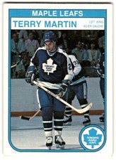 1982-83 O-Pee-Chee Terry Martin #329 Toronto Maple Leafs