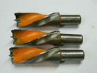 3x Guhdo Dübellochbohrer Durchgangsbohrer HW Ø 15x 45 x 67 links Spiralbohrer 