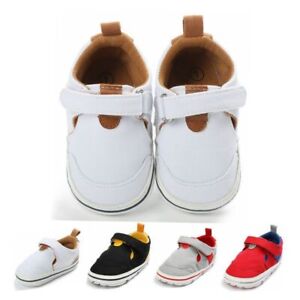 Baby Boys Girls Newborn Casual Pram Shoes  Soft-Soled Lightweight Slippers 0-18M