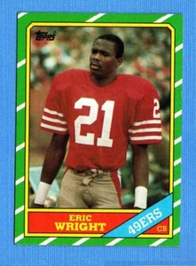 1986 Topps #167 Eric Wright NM 49ers - Picture 1 of 1