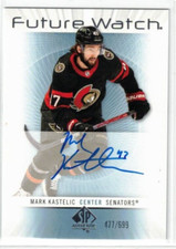 2022-23 SP AUTHENTIC MARK KASTELIC RETRO FUTURE WATCH AUTO ROOKIE /699 RFWA-MK