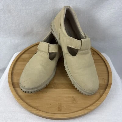 Zapato cómodo Cobbie Cuddlers para mujer talla 9,5 cuero tostado Mary Janes Foto 1 de 4