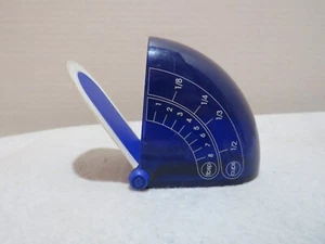 RARE VTG ADJUSTABLE MEASURING CUP BLUE PLASTIC - Picture 1 of 6