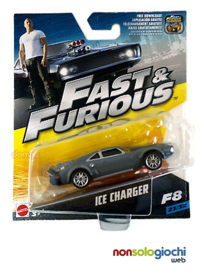 FAST & FURIOUS ice charger macchinina auto modellino MATTEL -nuovo-Italia - Immagine 1 di 2