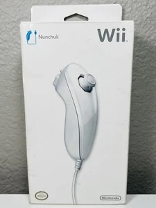 Nintendo Wii Nunchuk RVLAFW1 USZ Navigation Controller NEW - Picture 1 of 2